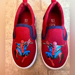 GAP Spiderman Slip-on shoes Toddler size 7